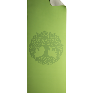 Yogamatte TPE ecofriendly - hellgrün / grau
