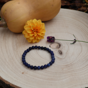 Lapislazuli-Armband mit 6 mm Perlen