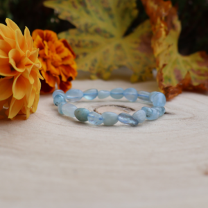 Aquamarin Armband Nugget 0,5x0,7