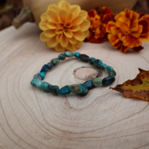 Chrysokoll Armband Nuggets 0,6