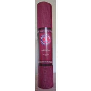 Yogi & Yogini PVC Yogamatte tiefrosa 0,5