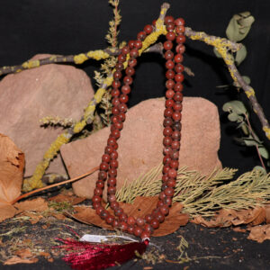 Jaspis Mala rot 108 Perlen