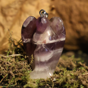 Amethyst Engel Anhänger 3cm