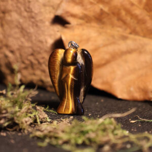 Tigerauge Engel Anhänger 3cm