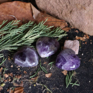 Amethyst Handschmeichler Sorgenstein Herz 3cm