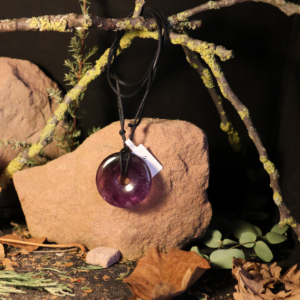 Amethyst Anhänger Donut 4cm