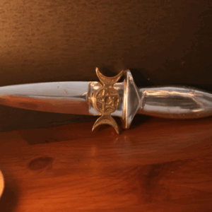 Athame Triple Moon Pentagramm Ritualdolch